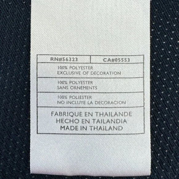 Nike Dri-Fit Sleeveless Workout Mesh Tee Women L White Black - Picture 6 of 9